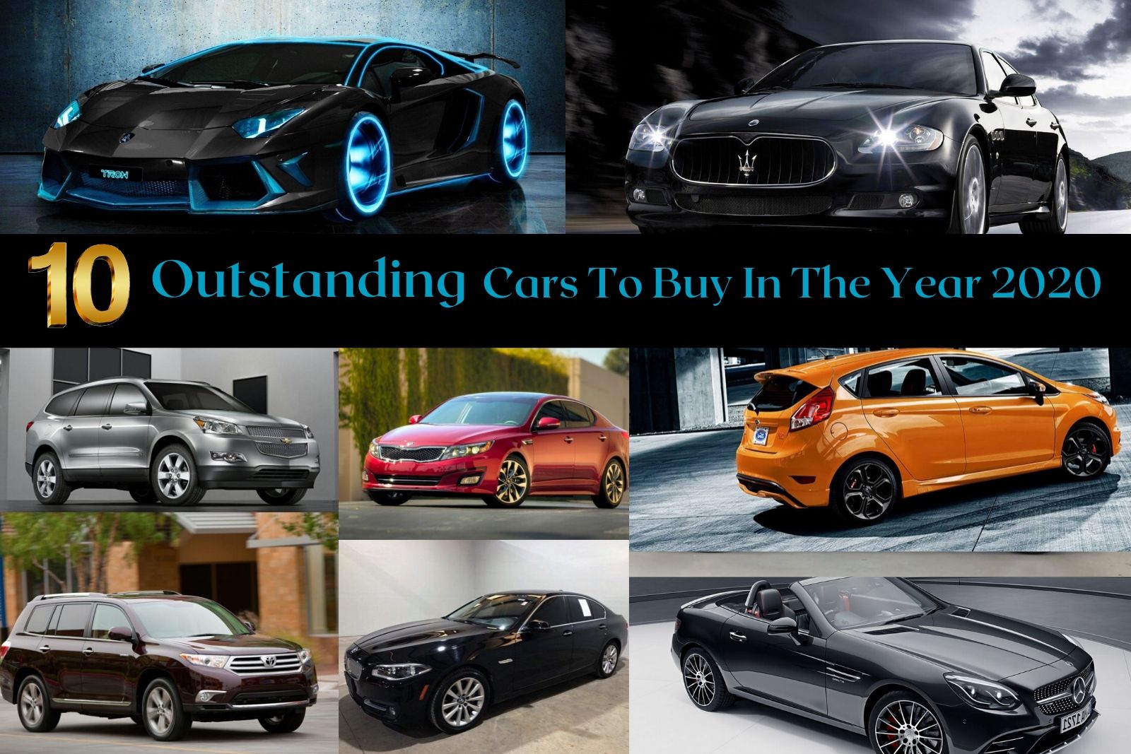 10 Outstanding Cars To Buy In The Year 2020
